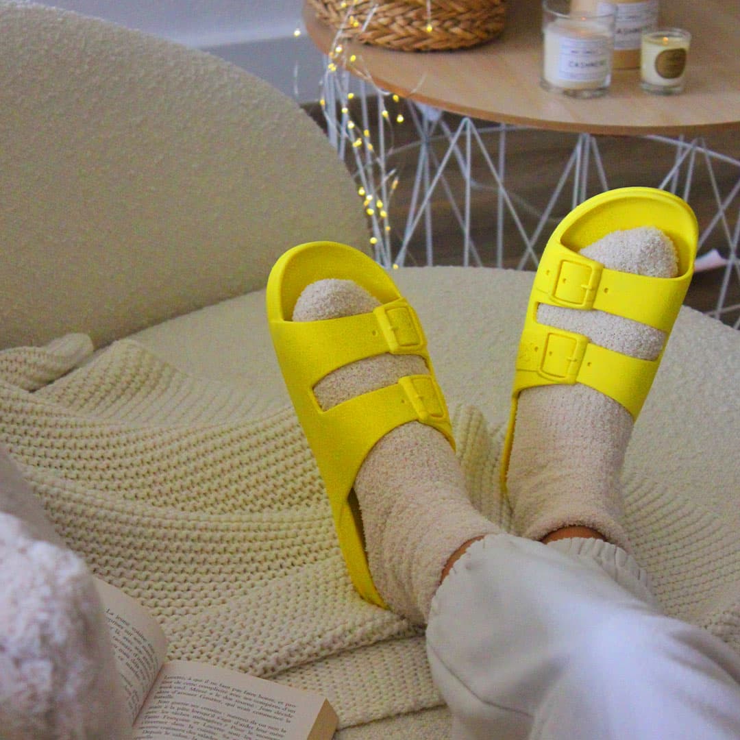 Birkenstock best sale jaune fluo